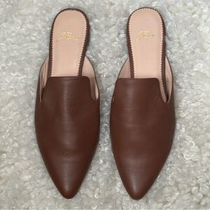 J. Crew Brown Leather Flats